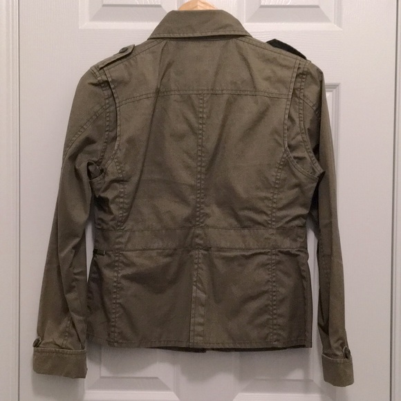Khaki Green Utility Jacket - Picture 2 of 5